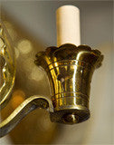 Scottish  Brass  Period  Chandelier