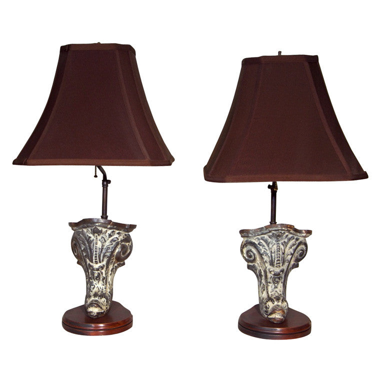 Pair of Claw   Foot   Bathtub   Lamps
