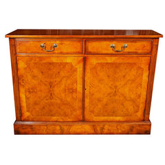 Shallow Myrtle Wood Hall Cabinet