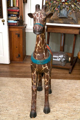 Carved Wood Carousel Giraffe