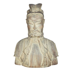 Carved Wood Buddha Figure Avalokitosvara