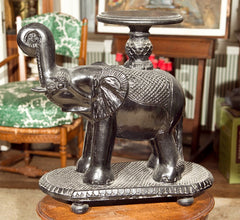 Black Lacquer Elephant Table