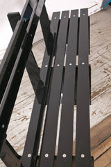 Outdoor Or Indoor Black Acrylic Bench