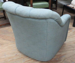 Pair Of Ward Bennett Tufted Chairs By Brickel Associates