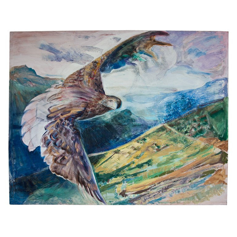 Remy Tissier Oil Painting "Raptor In The Valley"