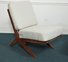 Pair of Scandinavian Scissors Chairs In Style Of Stevens