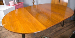 Edward Wormley Round Extension Dining Table by Dunbar