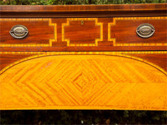 English Sheraton Style Mahogany Sideboard