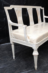 Gustavian Chair Back Settee